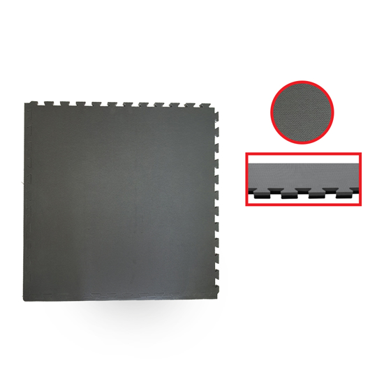 Picture of EVA FOAM GYM MAT COLOR: BLACK/GREY PATTERN