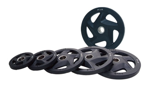 Picture of BLACK RUBBER COATED OLYMPIC PLATE