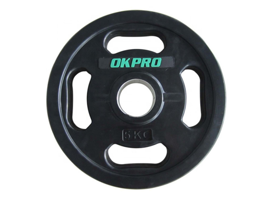 Picture of OK PRO Rubber coated weight plate(With stainess upturned ring) 2.5Kg