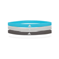 Picture of ADIDAS SPORTS HAIR BANDS - SIGNAL CYAN, GREY, DARK GREY