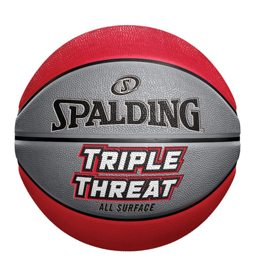 Picture of SPALDING TRIPLE THREAT RUBBER BASKETBALL SIZE 7