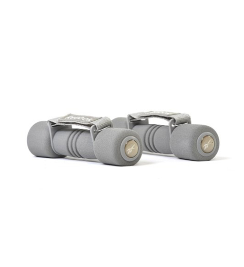 Picture of REEBOK ELEMENTS SOFT GRIP DUMBBELLS - 1.0 KG GREY