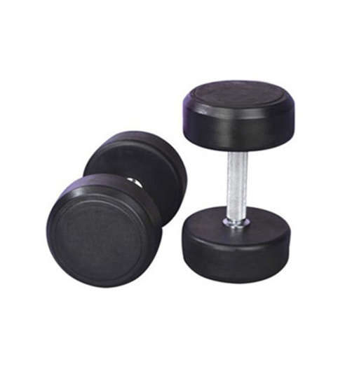 Picture of SHANDONG TZ FIXED BLACK RUBBER DUMBBELLS