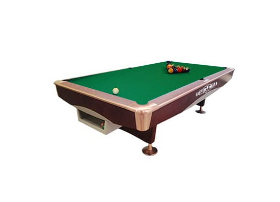 Picture of "SUPER POWER 9FT POOL TABLE SOLID WOOD ARMREST WITH FIREPROOF BOARD 
"