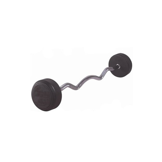 Picture of SHANDONG TZ Fixed Curl Rubber Barbell, 15KG