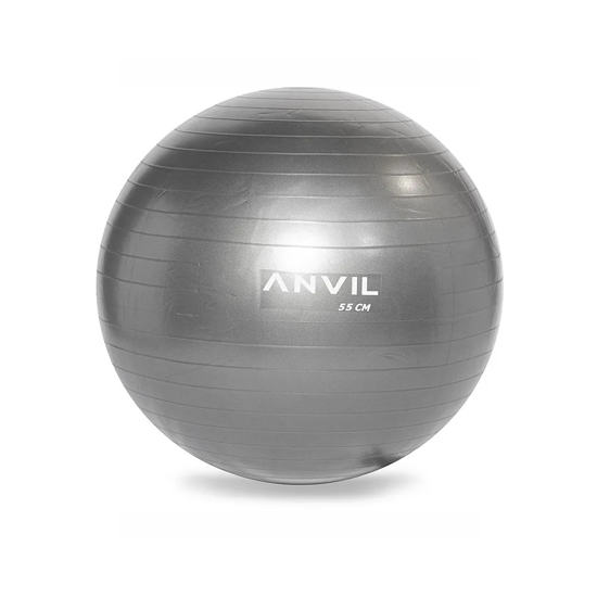 Picture of ANVIL ANTI-BURST GYM BALL - GRY 55CM