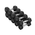 Picture of OK PRO Hex Rubber Coated Dumbbell Chromed Handle-2.5kg