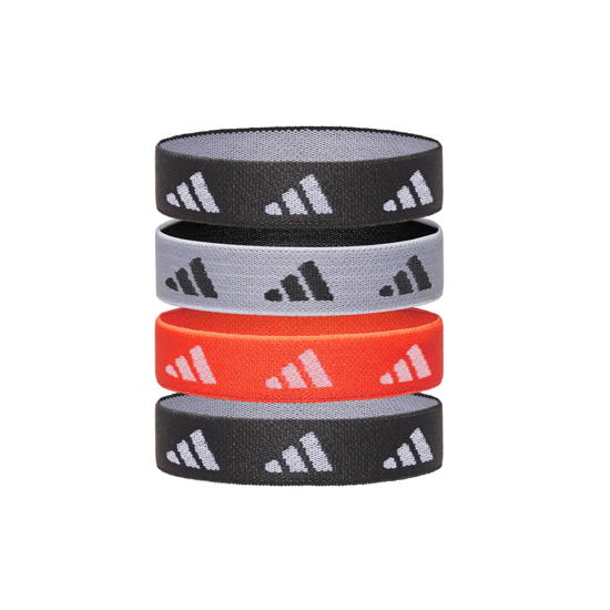 Picture of ADIDAS Hair Ties - Black, White, Solar Red